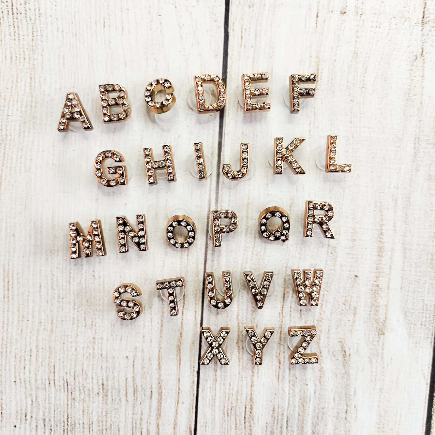 Gold Rhinestone Letters