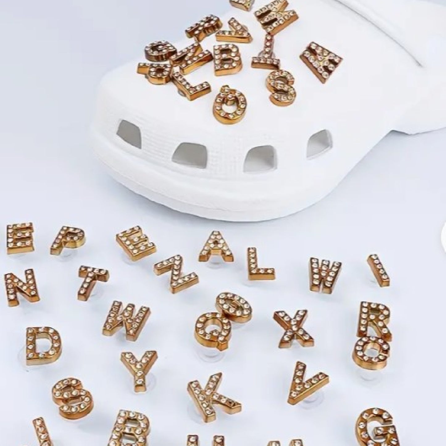 Gold Rhinestone Letters