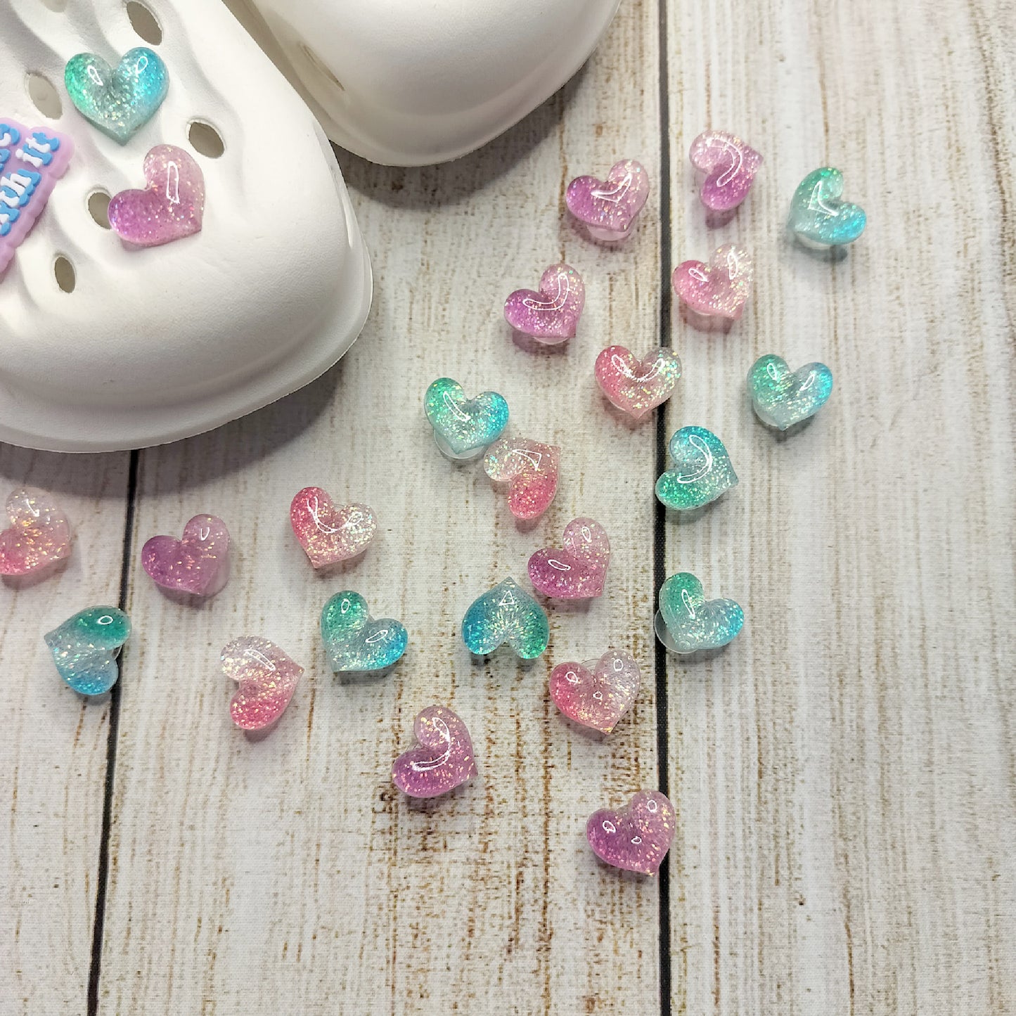 Glitter Hearts