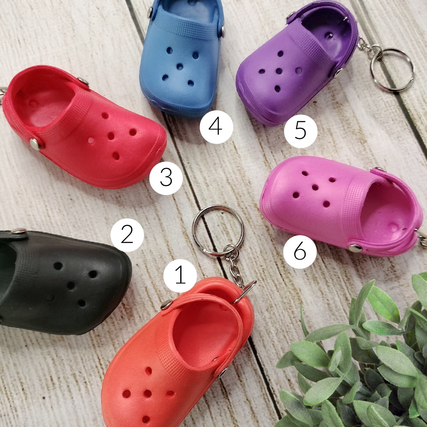 Mini Croc Keychains