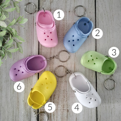 Mini Croc Keychains