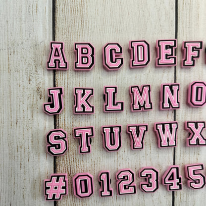 Pink Numbers and Letters