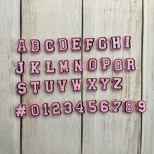 Pink Numbers and Letters